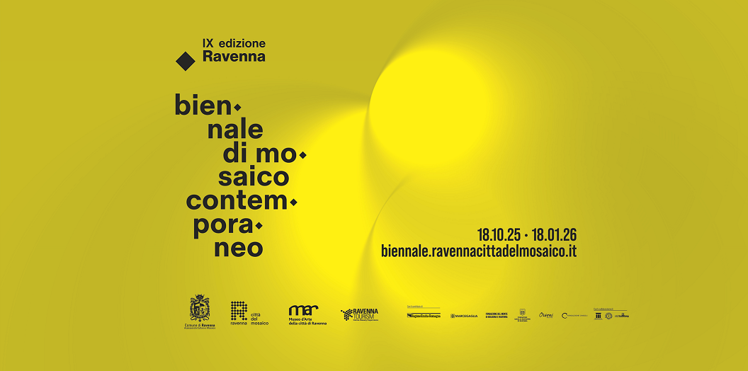 immagine della comunicazione della IX BIennale di mosaico