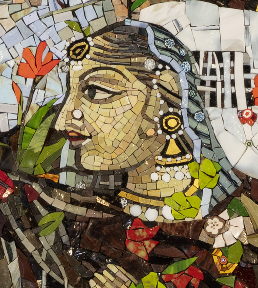 particolare dell'opera "Touchstone" di Shahzia Sikander