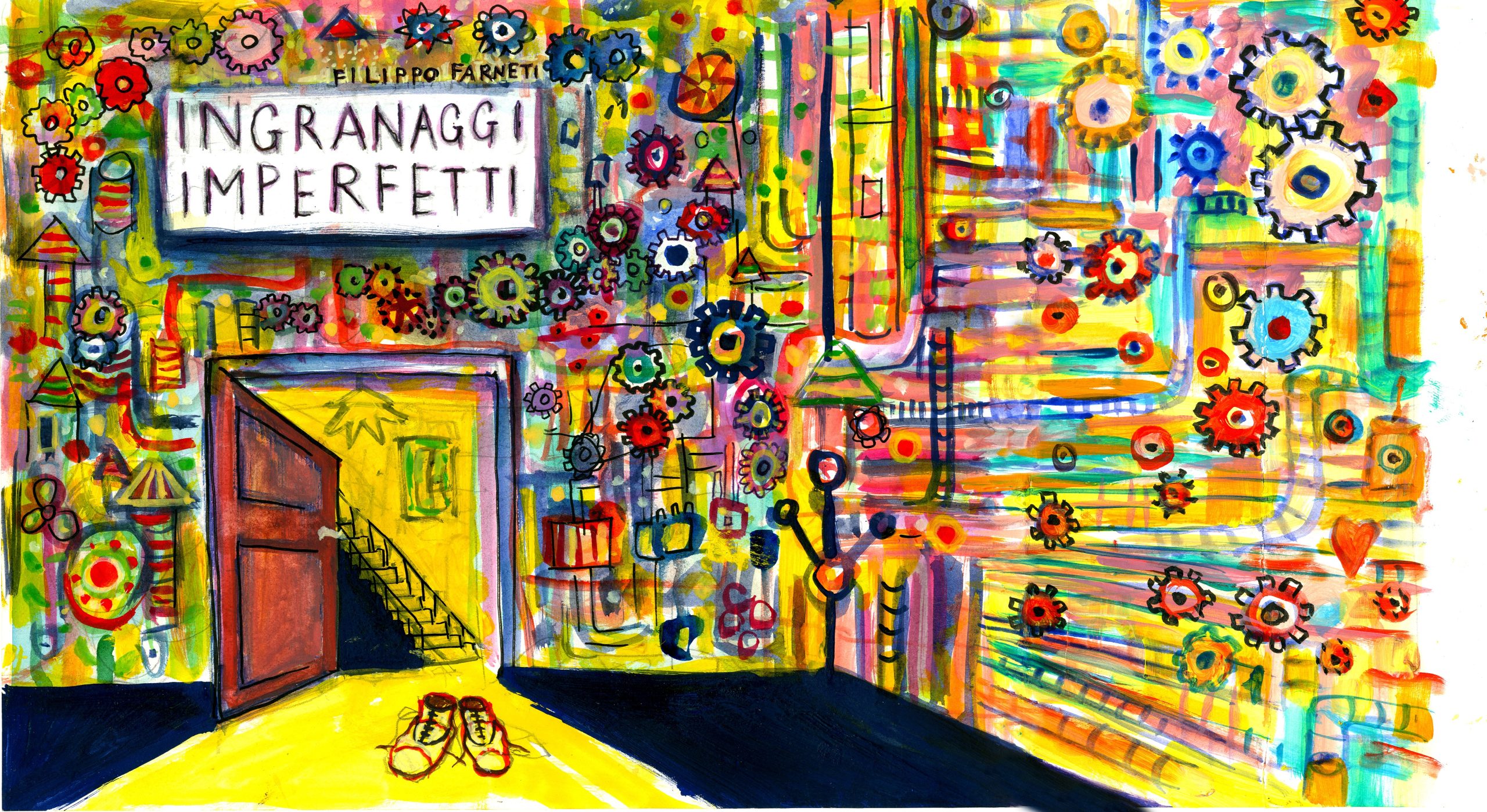 Illustrazione di Filippo Farneti dal titolo "Immagini Imperfette"