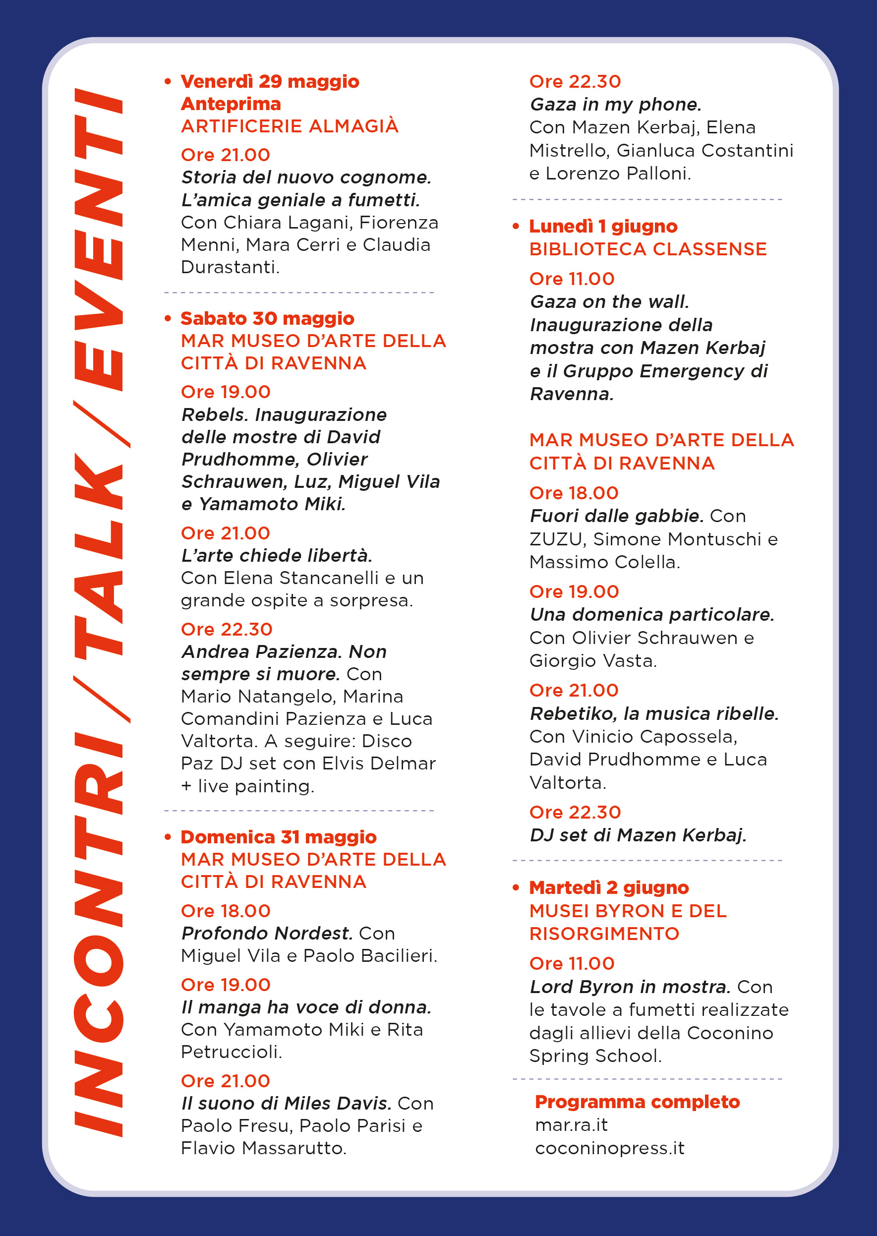 programma del FEST