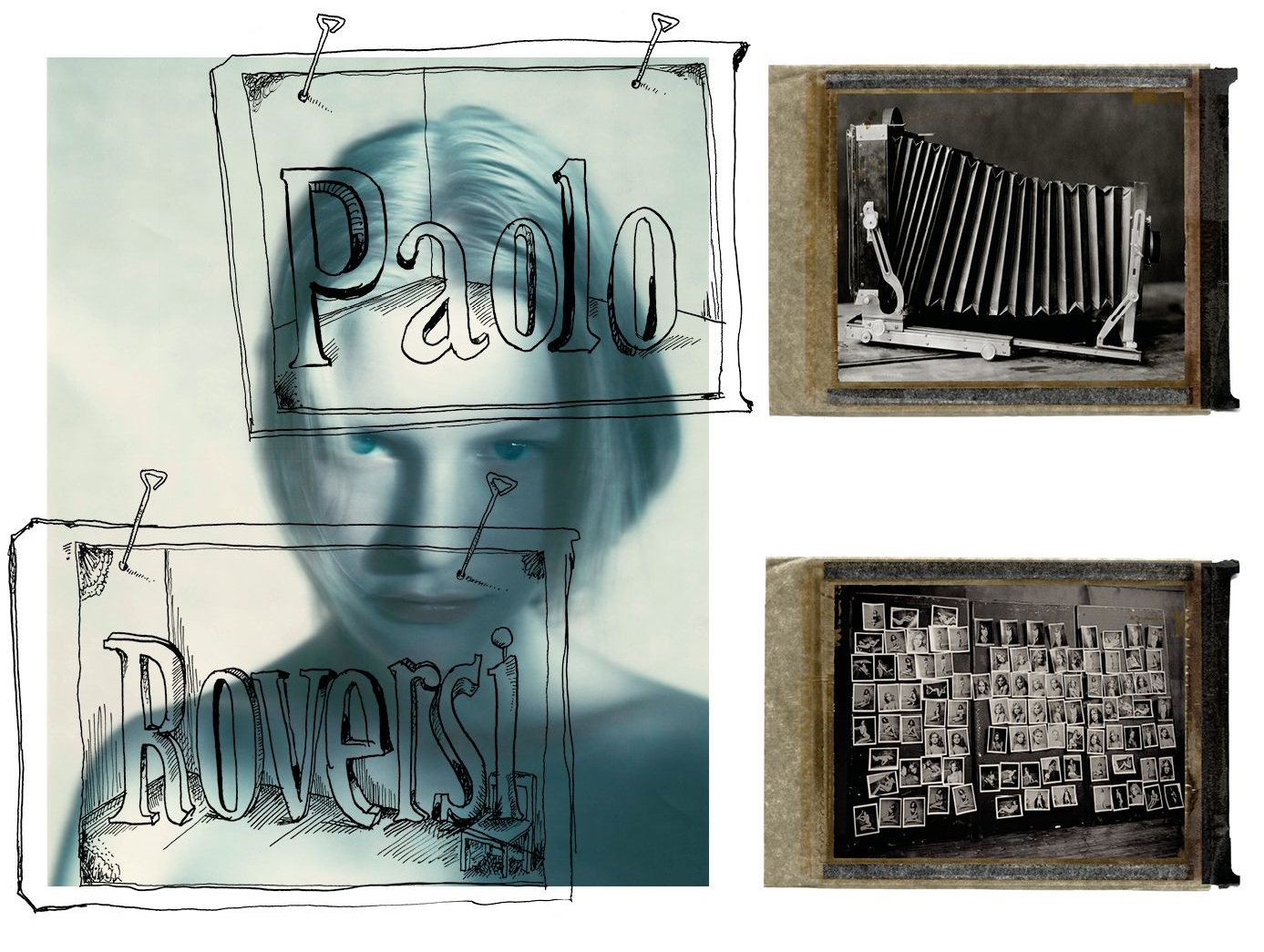 immagine della comunicazione con 3 foto di Paolo Roversi