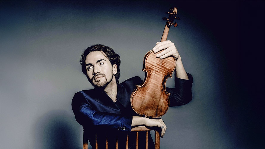 fotografia con il violinista Gibboni